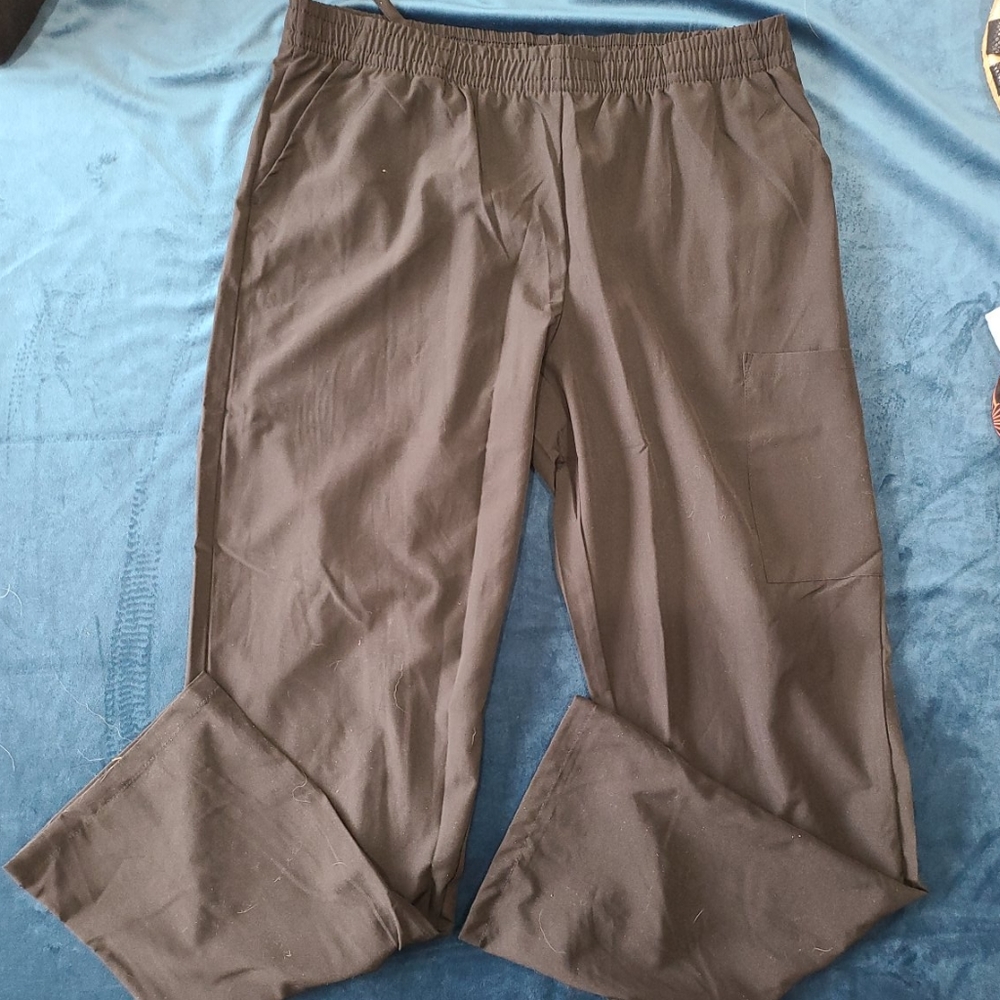 Black scrub pants